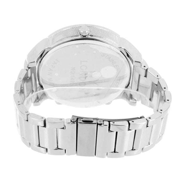 NY London Watch White Stainless Steel Back