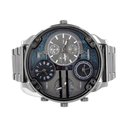Black Finish Watch Stainless Steel Back Water Resistant