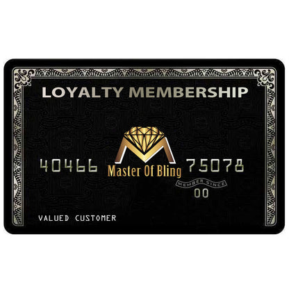 Master Of Bling Membership Loyalty Program