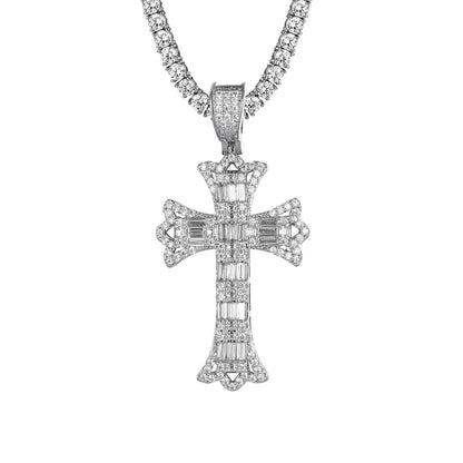 Jesus Christ Holy Cross Religious Baguette Designer Charm