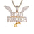 Road Runner Icy Wings Hip Hop Designer 925 Silver Pendant
