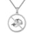 Sterling Silver No Cap Iced Mens Hip Hop Pendant Chain