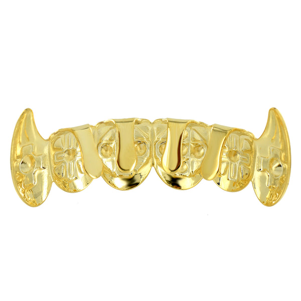 14K Gold Plated Grillz  Bottom Tooth Fang Grillz