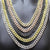 Icy Cuban Link Men Custom Bling 14kGold Finish Miami Bold Fashion Chain Necklace